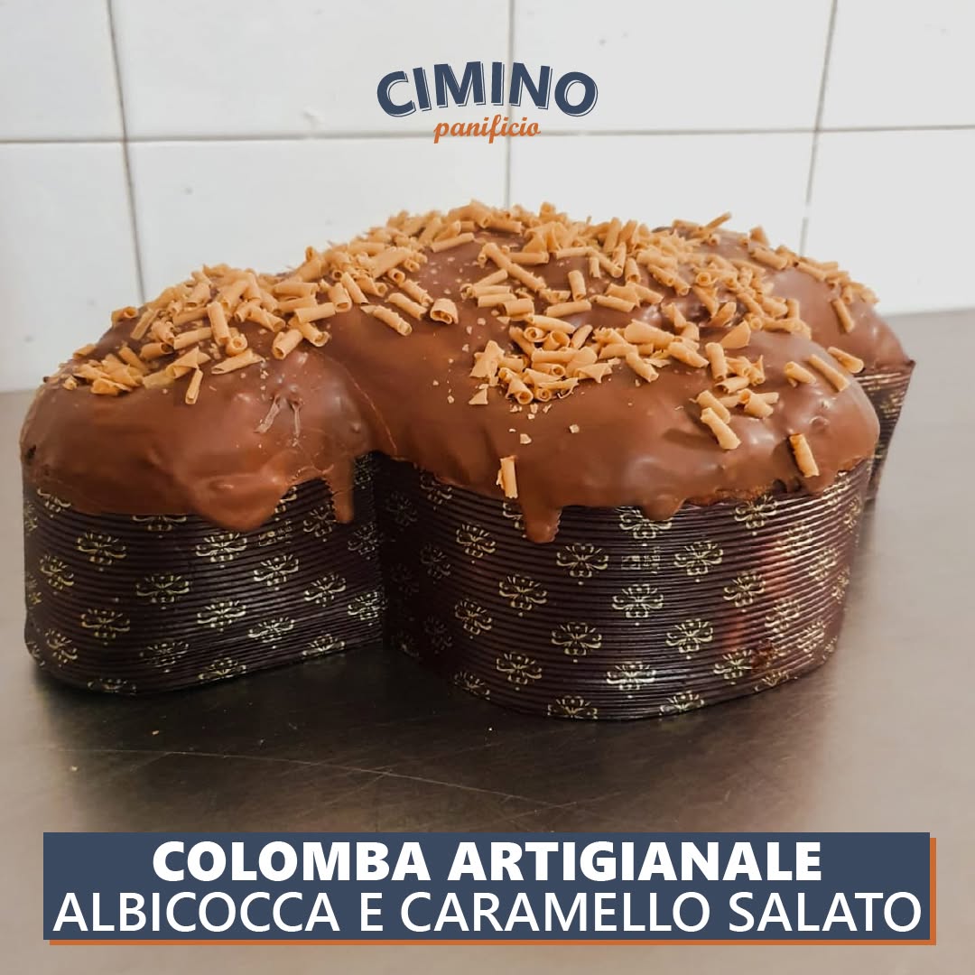 Colomba artigianale albicocca e caramello salato