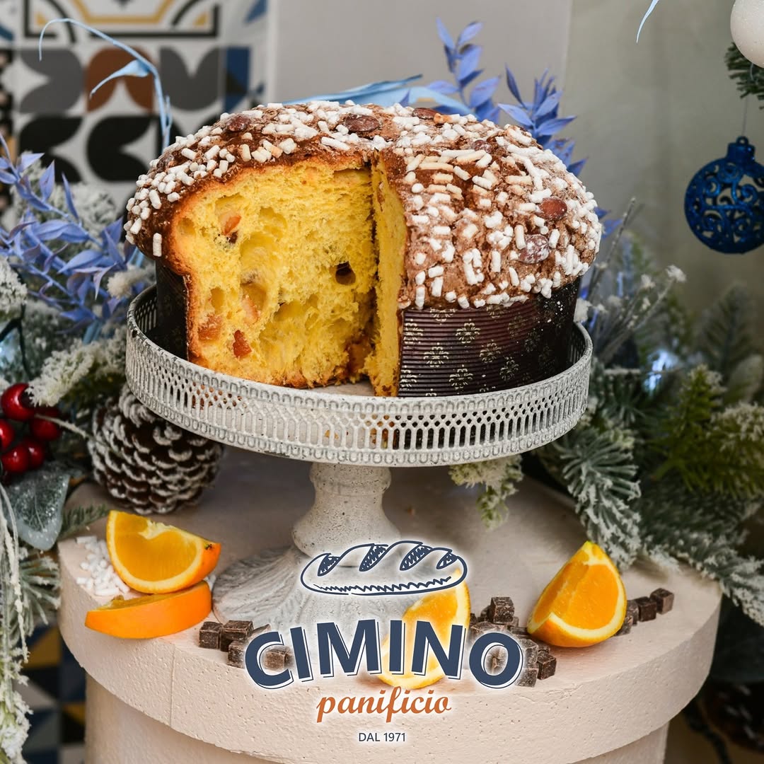 Panettone artigianale glassato al cioccolato